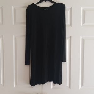 NWOT Women's Black XL Long Sleeve Dress